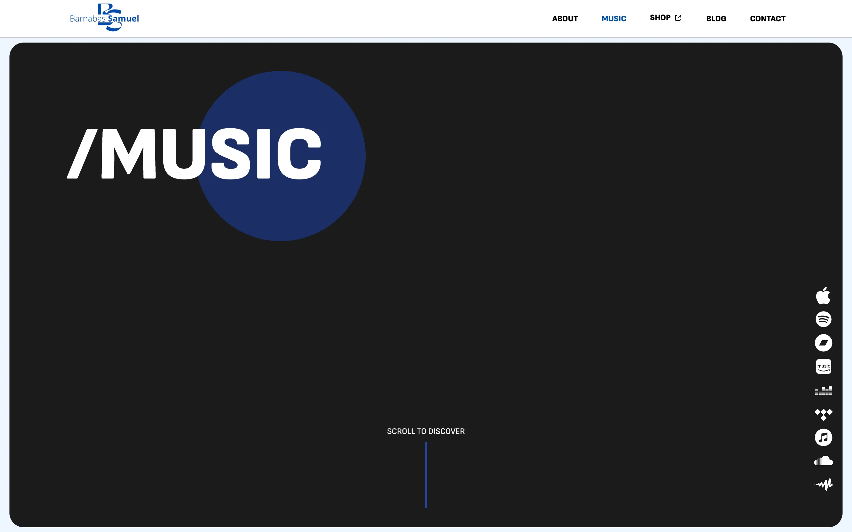 Music: the featured album, and where to listen.