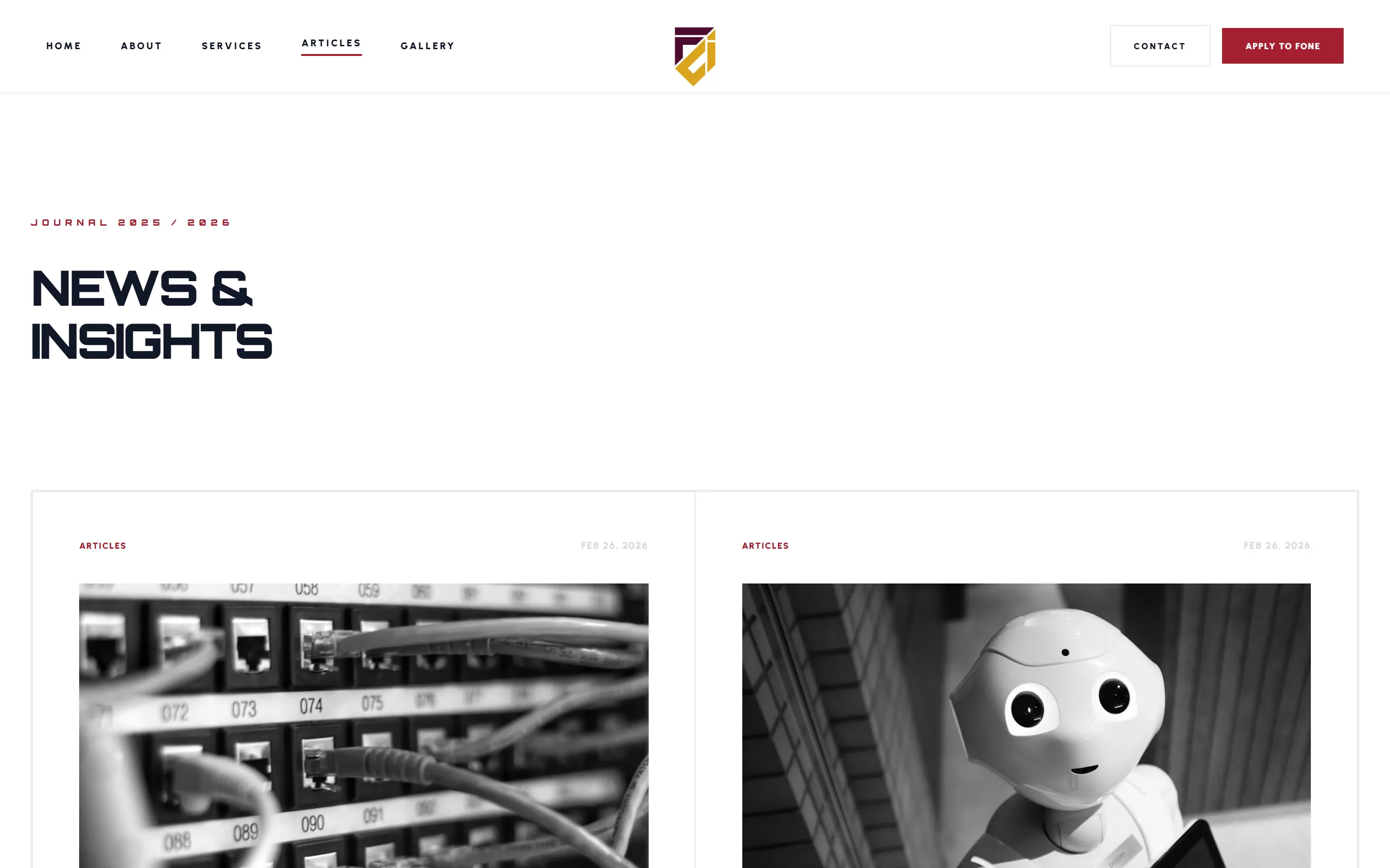 Articles: news and insights.