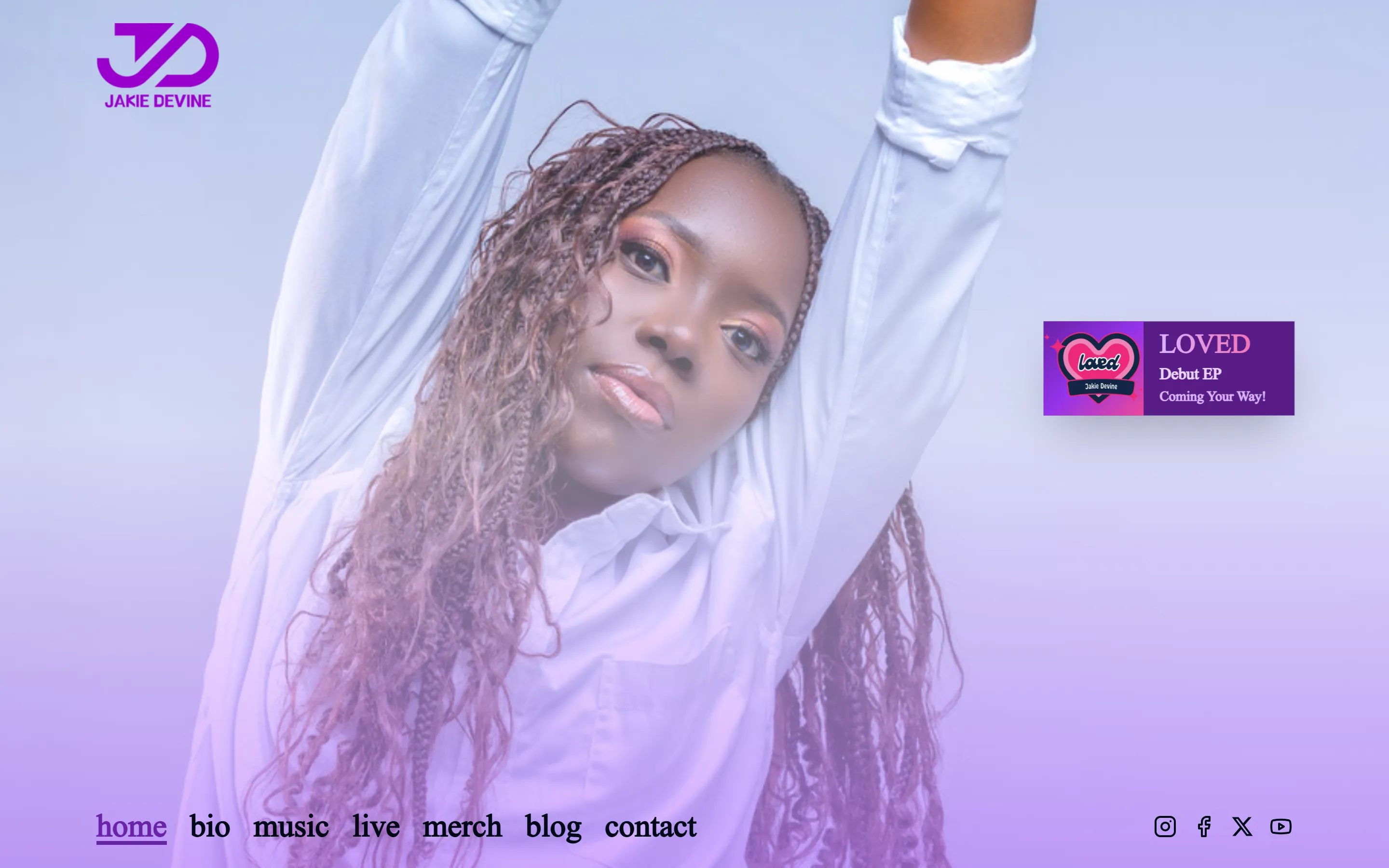 The Jakie Devine website