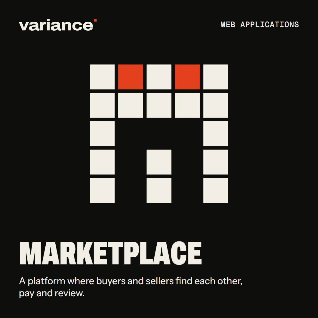 The Marketplace card from the Variance catalogue